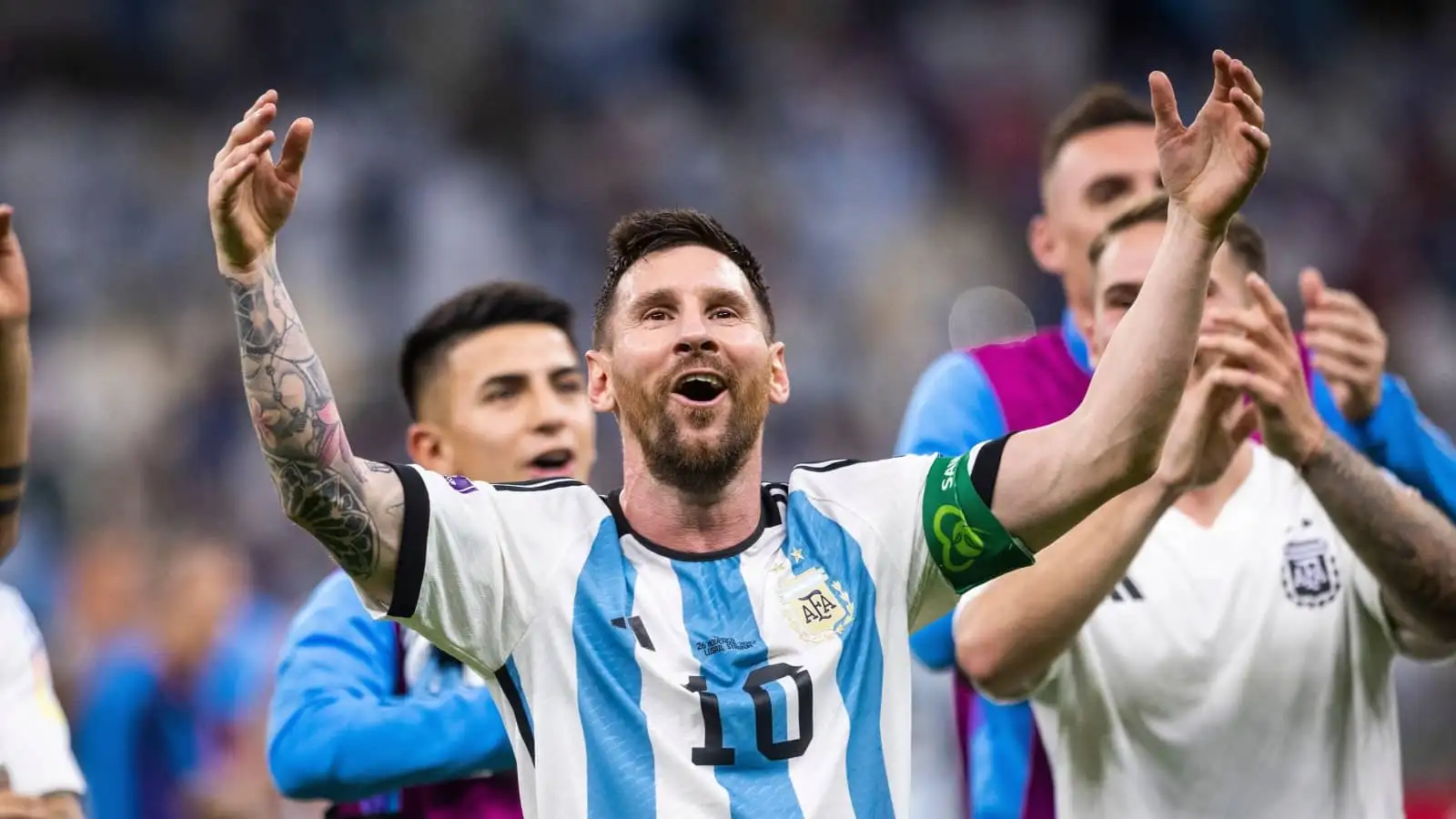 Messi's Argentina vs France World Cup Final Signed Shirt