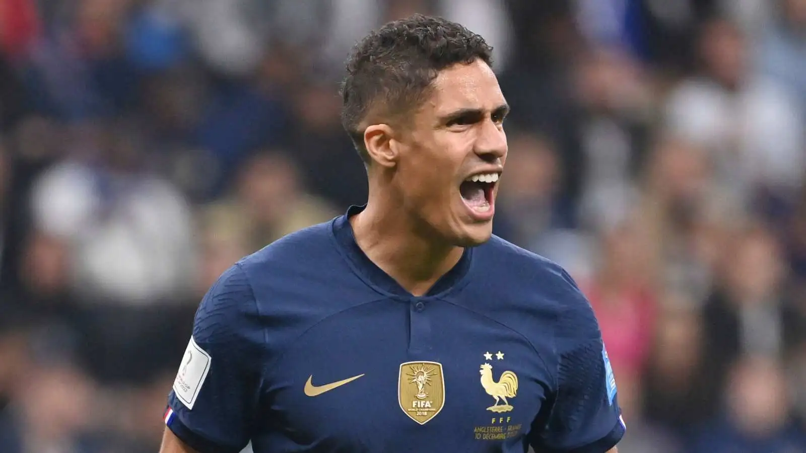 Man Utd defender Raphael Varane representing France