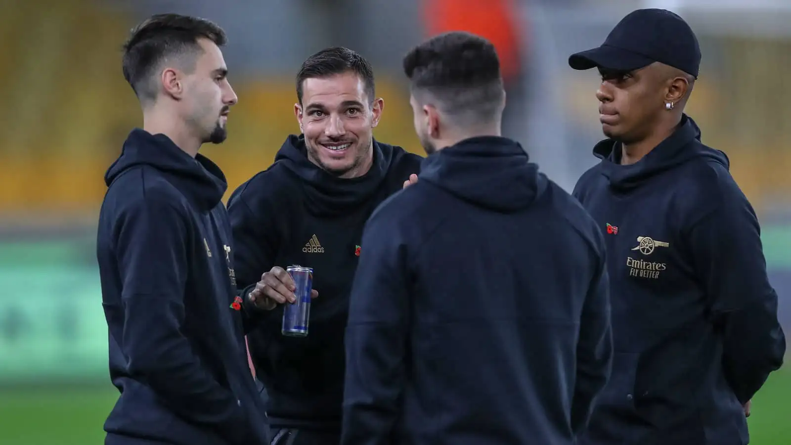 Arsenal stars Fabio Vieira and Cedric Soares