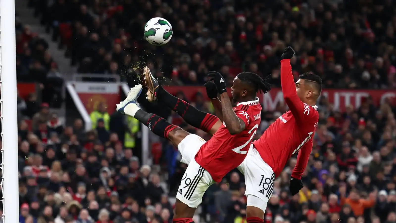 Man Utd stars Aaron Wan-Bissaka and Casemiro