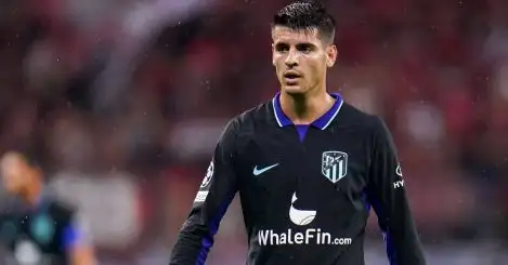 Alvaro Morata of Atletico Madrid during the UEFA Champions League - Group B match between Bayer Leverkusen and Atletico Madrid at the BayArena on September 13, 2022 in Leverkusen, Germany