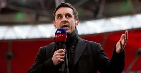 Gary Neville worried Erik ten Hag faces sack at Man Utd as flop is destroyed and told he ‘should not be playing for this club’