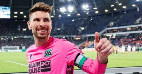 Hannover goalkeeper Ron-Robert Zieler