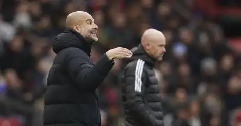 Pep Guardiola in stunning title admission as Man City hopes hit by derby defeat to Man Utd