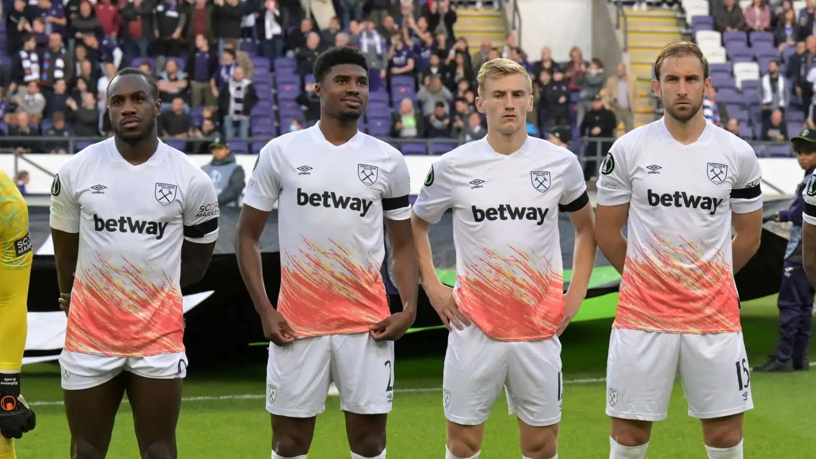 West Ham stars Michail Antonio and Craig Dawson