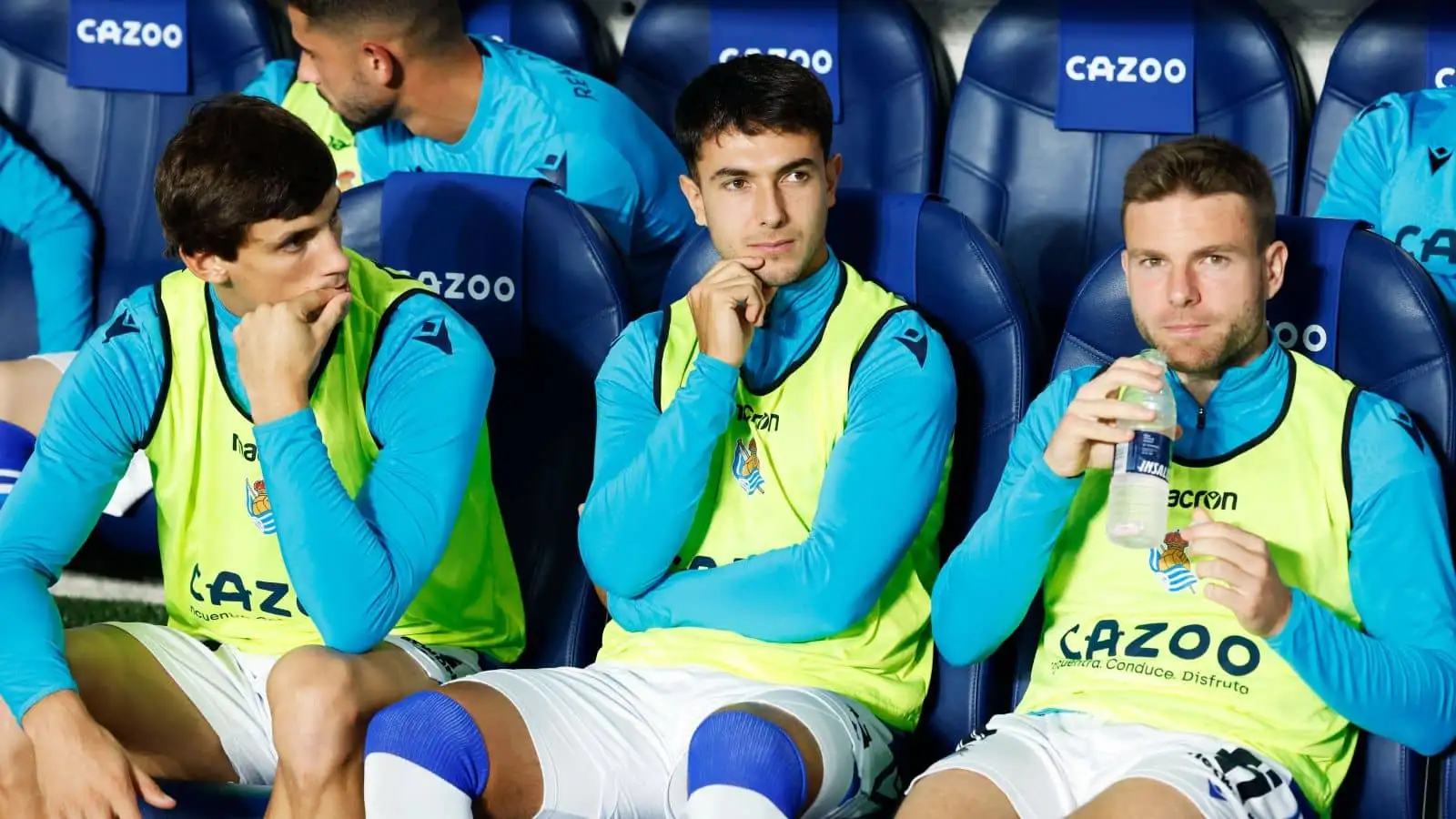 Asier Illarramendi and Martin Zubimendi of Real Sociedad