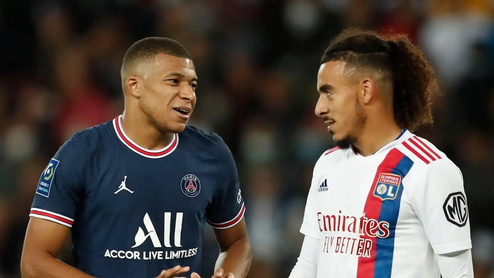 Kylian Mbappe and Malo Gusto