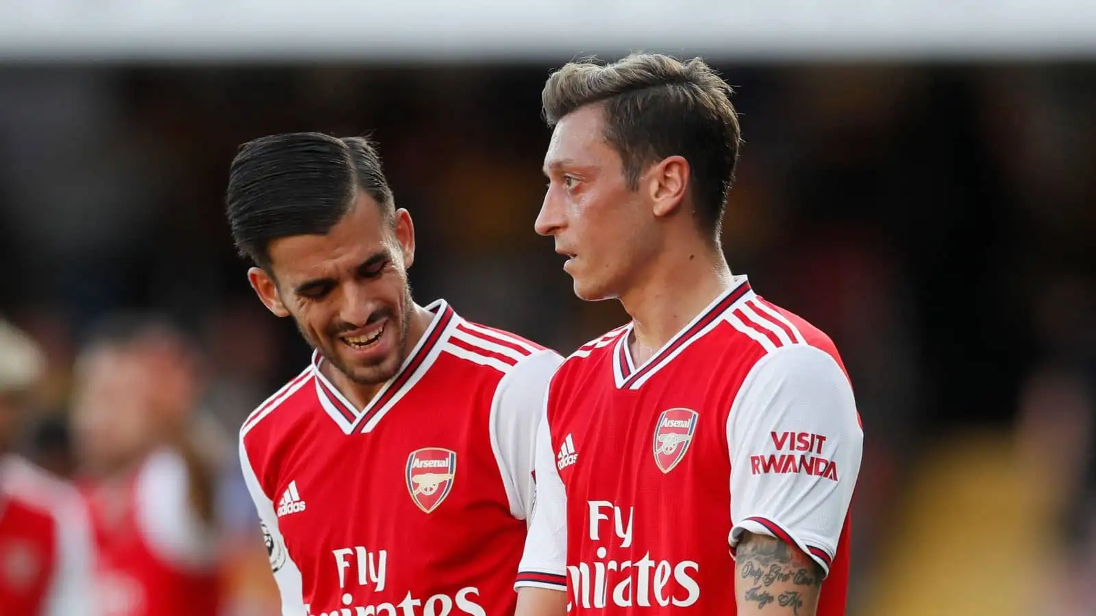 Dani Ceballos and Mesut Ozil