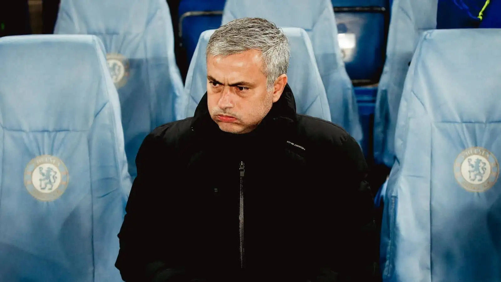 Jose Mourinho (Chelsea) Football/Soccer : Chelsea Manager Jose Mourinho during the UEFA Champions League Group Stage match between Chelsea and Sporting Clube de Portugal at Stamford Bridge in London