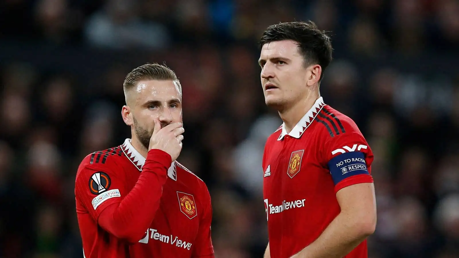 Man Utd defenders Luke Shaw and Harry Maguire