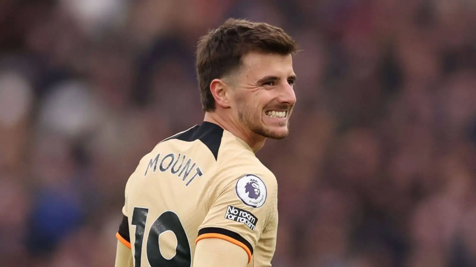 Mason Mount of Chelsea during Premier League game v West Ham at London Stadium