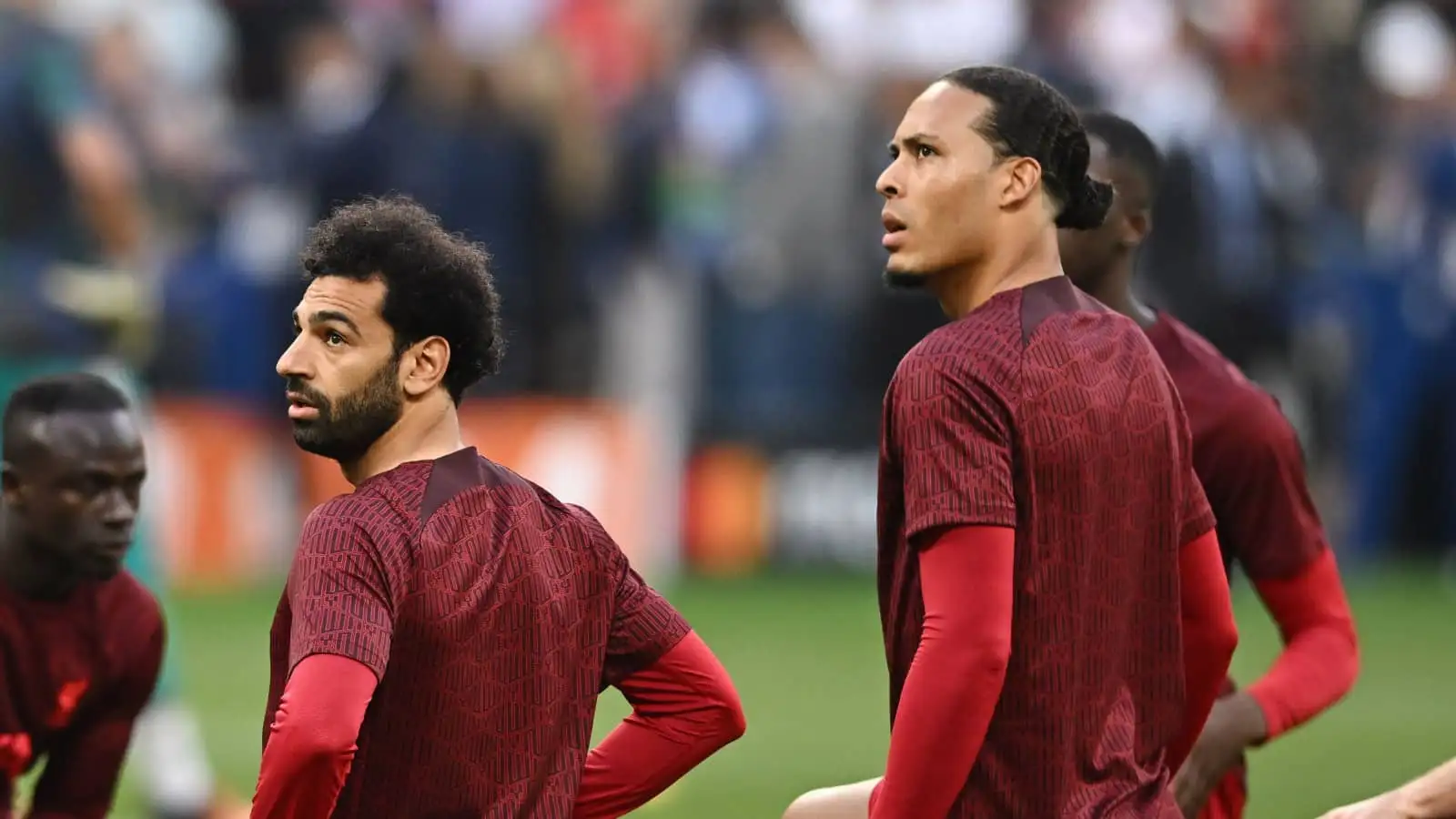 Virgil van Dijk, Mohamed Salah, Liverpool, May 2022