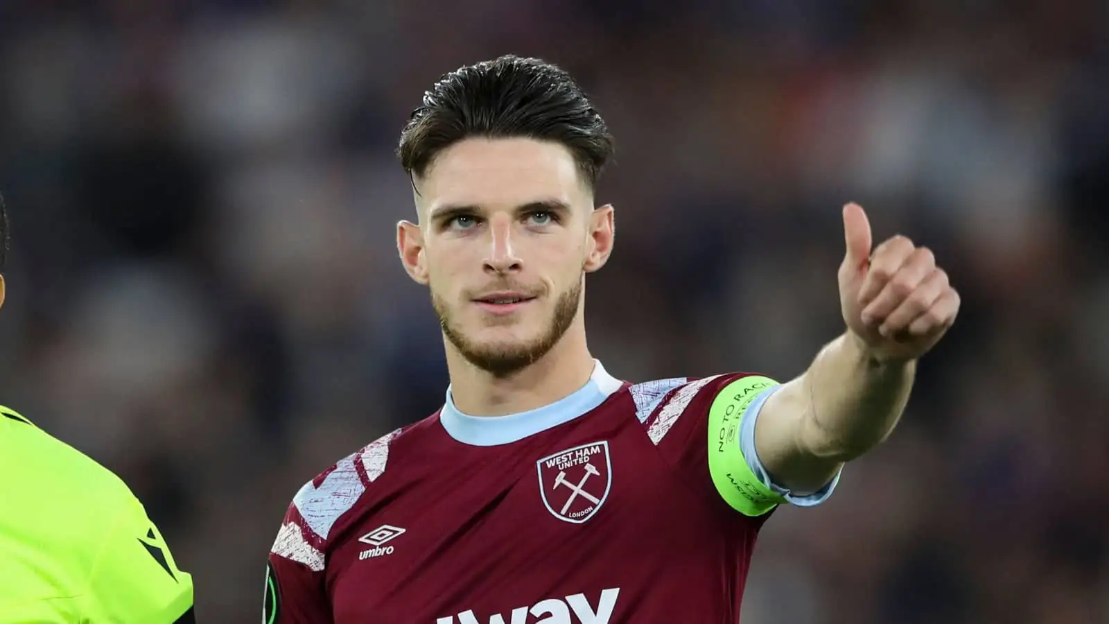 West Ham midfielder Declan Rice