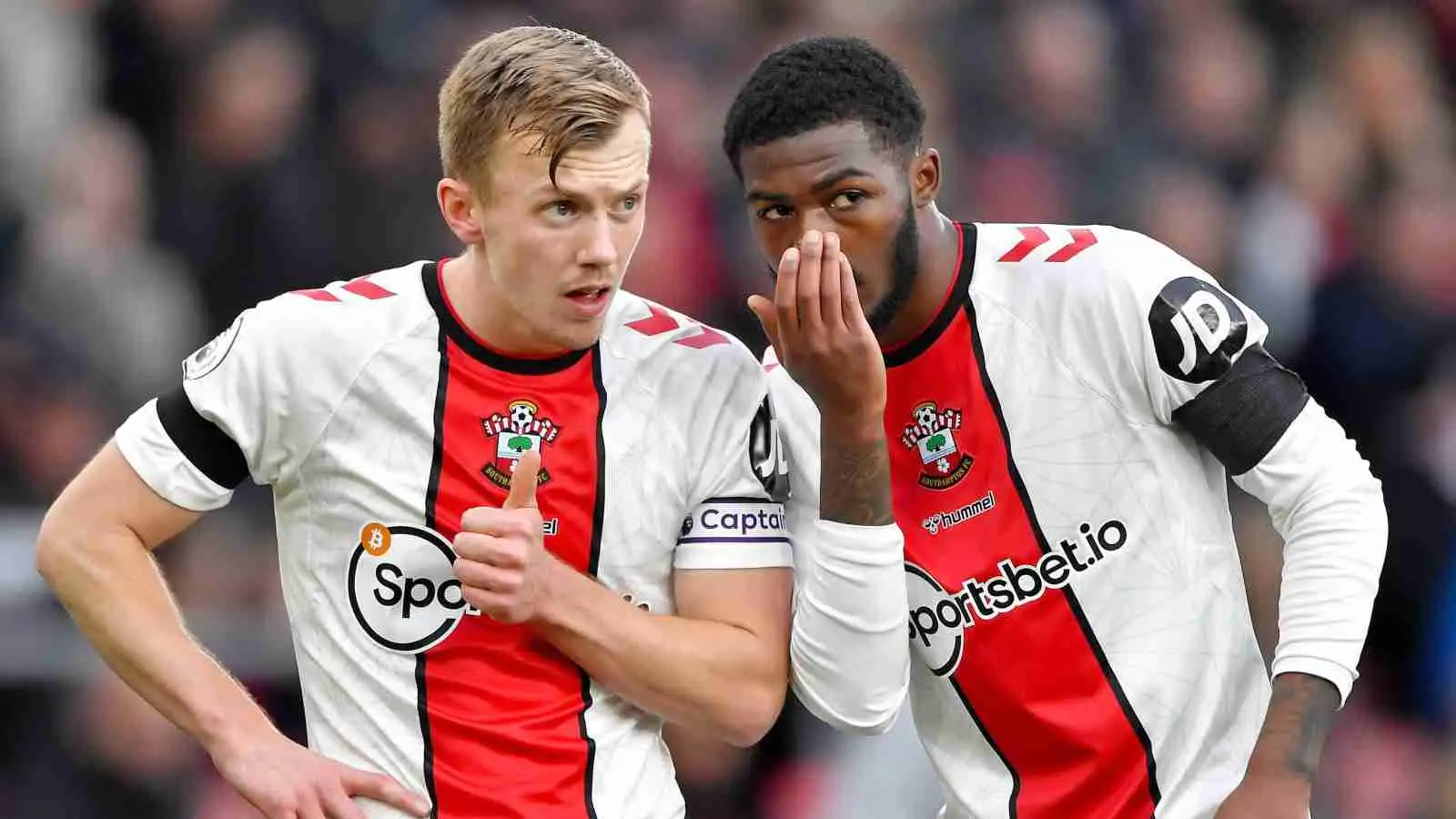 James Ward-Prowse and Ainsley Maitland-Niles
