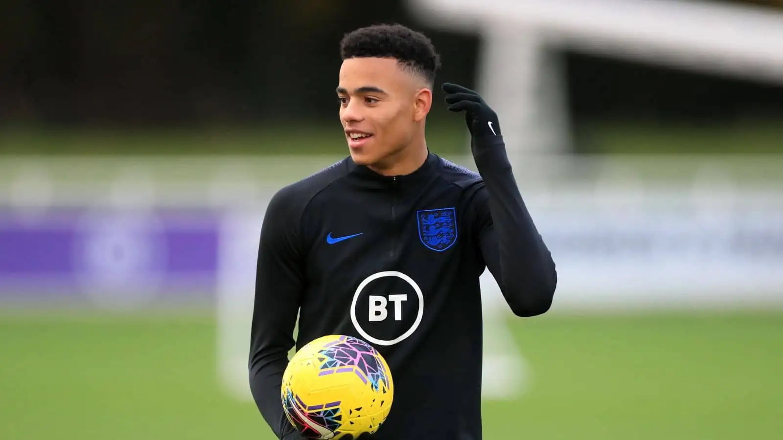 Mason Greenwood in Man United training ahead of West Brom