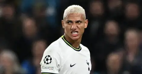 Tottenham flop Richarlison in talks with two elite clubs with Levy reaching brutal verdict on Conte signing