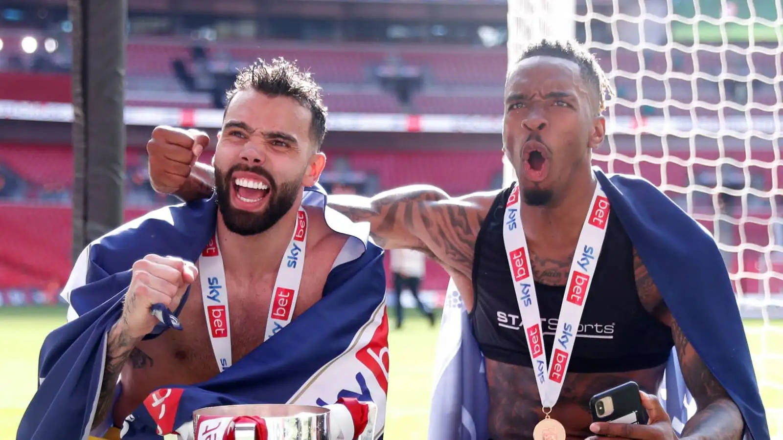 Brentford pair David Raya and Ivan Toney