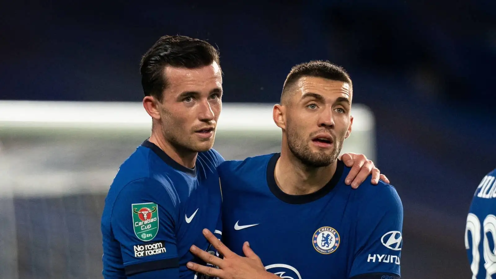 Ben Chilwell and Mateo Kovacic of Chelsea