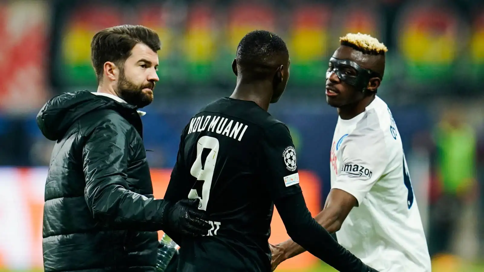 Frankfurt and Napoli strikers Randal Kolo Muani and Victor Osimhen