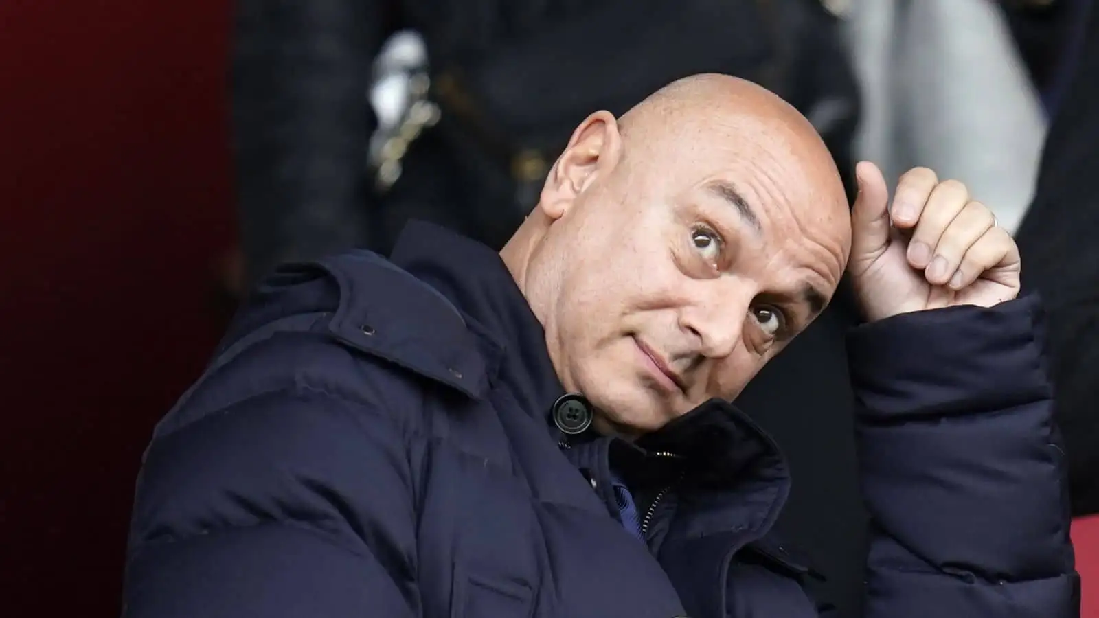 Tottenham Hotspur chairman Daniel Levy in the stands ahead of the Premier League match at St Mary's Stadium, Southampton
