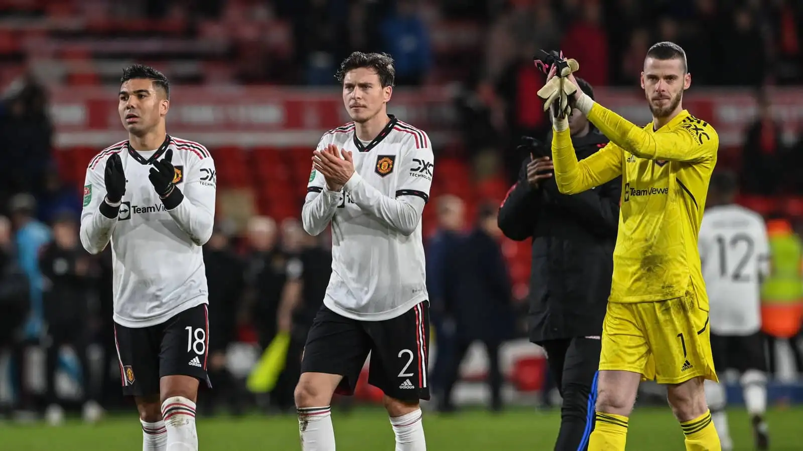 Man Utd stars Casemiro, Victor Lindelof and David de Gea