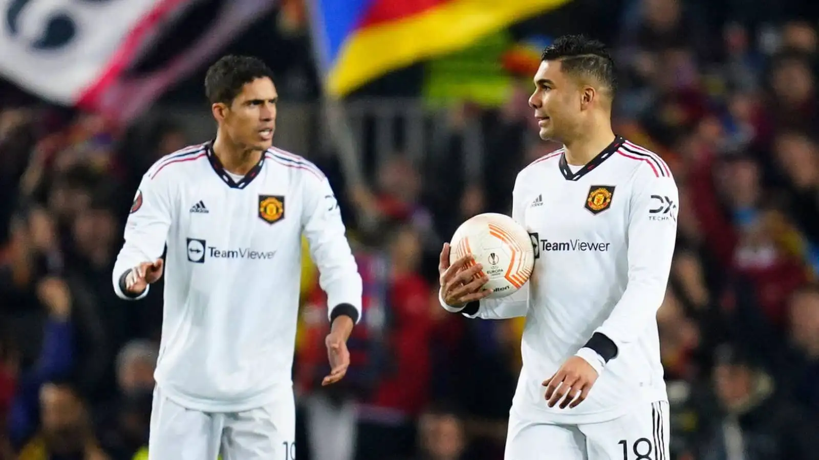 Man Utd stars Raphael Varane and Casemiro