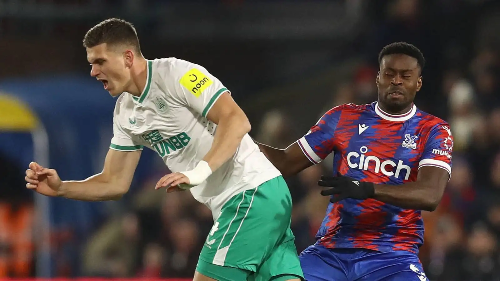 Sven Botman and Marc Guehi, Newcastle vs Palace