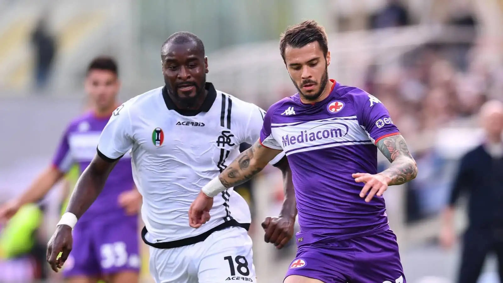 Lorenzo Venuti (Fiorentina) during the italian soccer Serie A