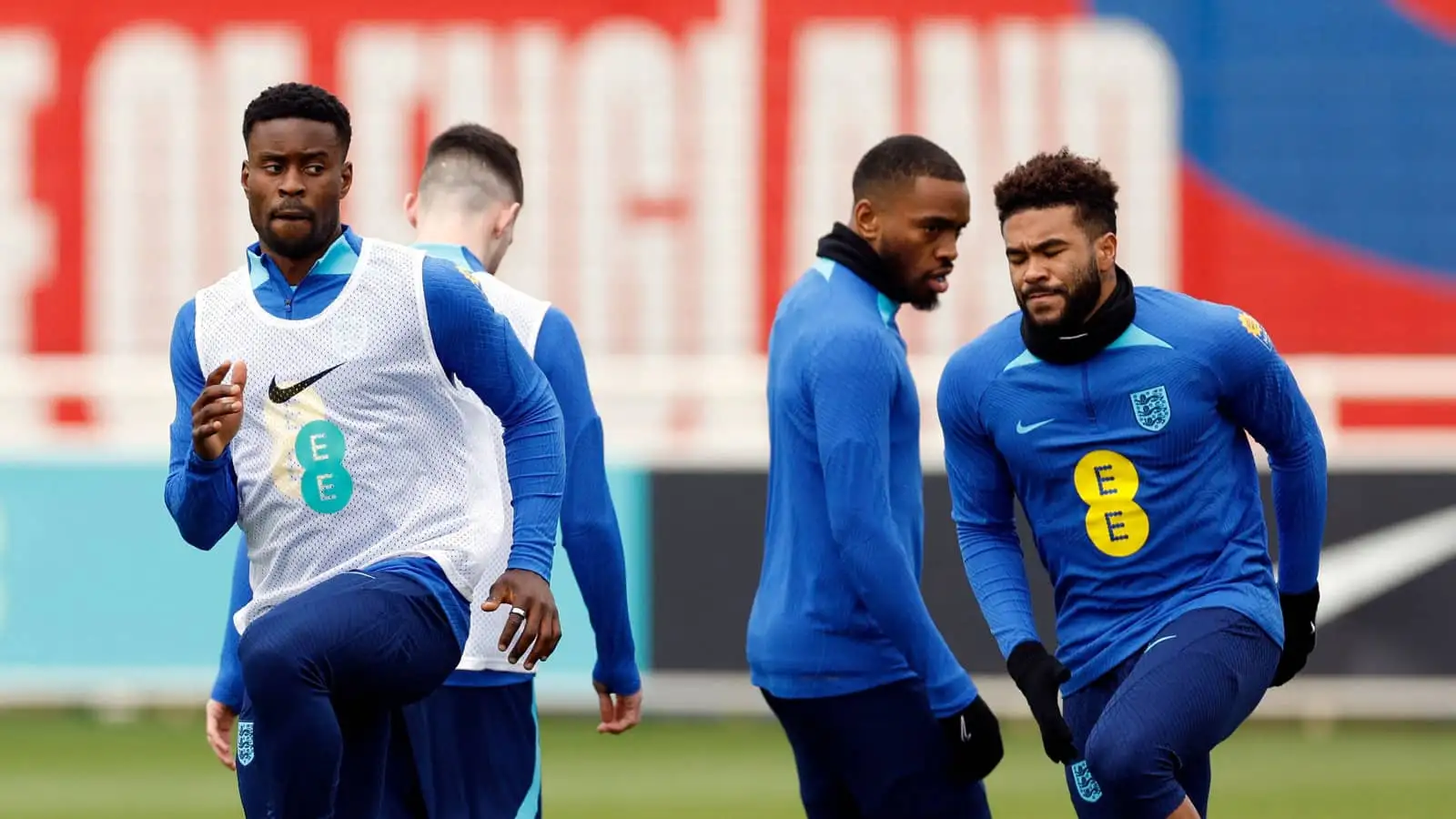 England internationals Marc Guehi, Ivan Toney and Reece James