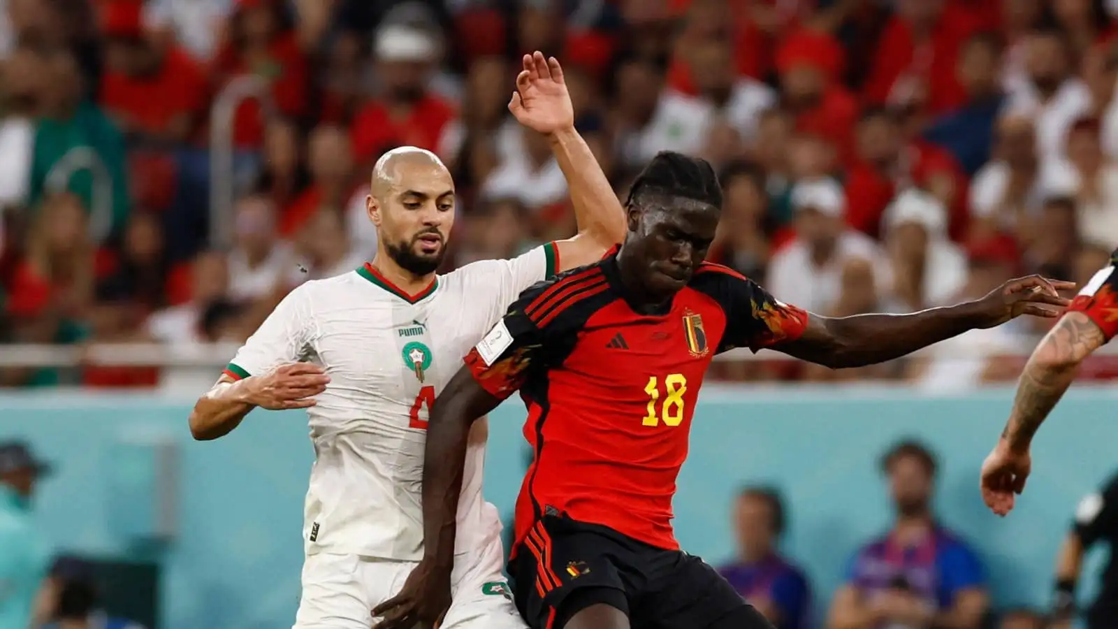 Sofyan Amrabat and Amadou Onana