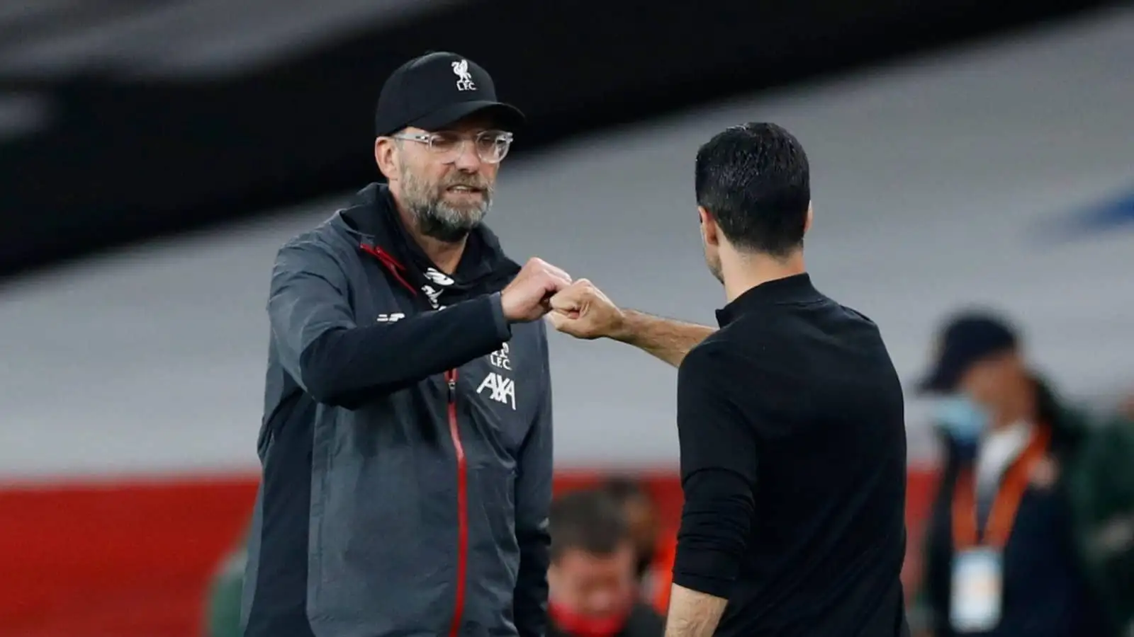 Jurgen Klopp and Mikel Arteta, Liverpool vs Arsenal