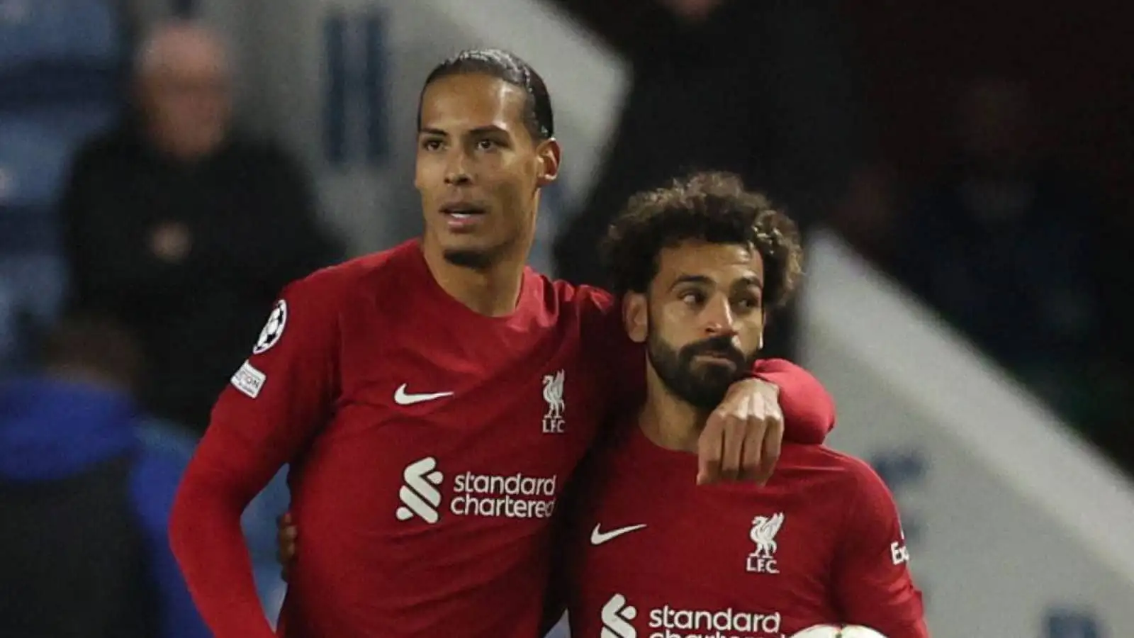 Liverpool stars Virgil van Dijk and Mohamed Salah