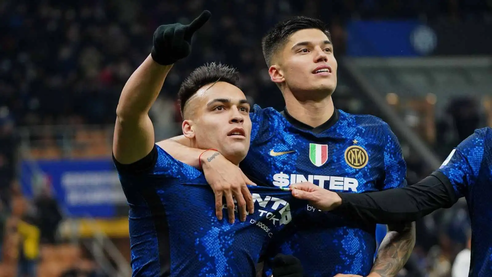 martinez and correa of inter milan