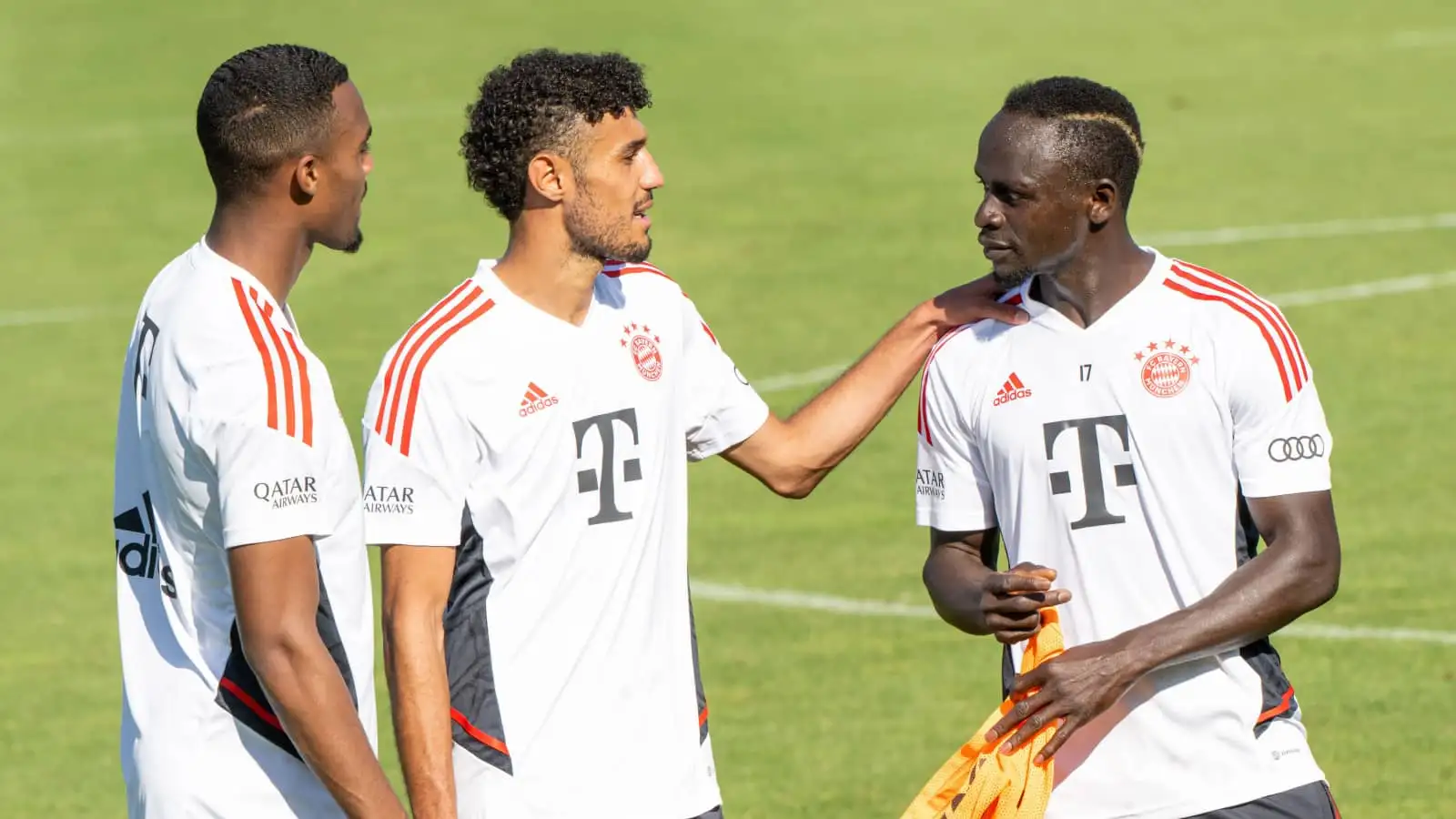 Bayern Munich stars Ryan Gravenberch, Noussair Mazraoui and Sadio Mane