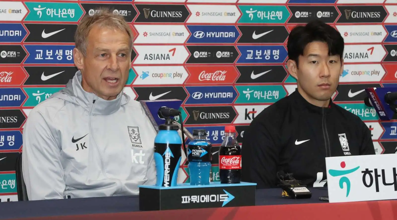Jurgen Klinsmann and Son Heung-min