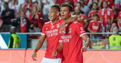 Benfica stars Diego Moreira and Henrique Araujo