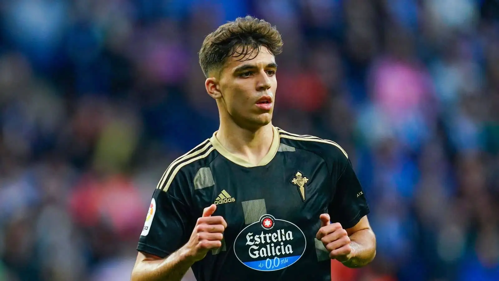 Gabri Veiga of RC Celta during the La Liga match between RCD Espanyol and RC Celta de Vigo played at RCDE Stadium on March 18 in Barcelona,