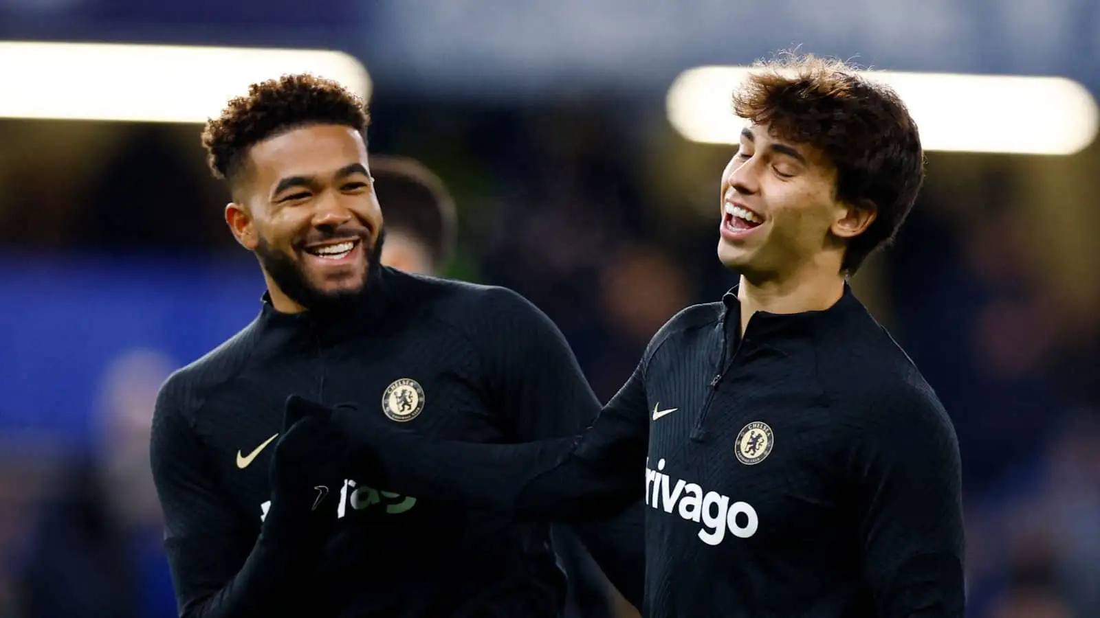 Chelsea stars Reece James and Joao Felix