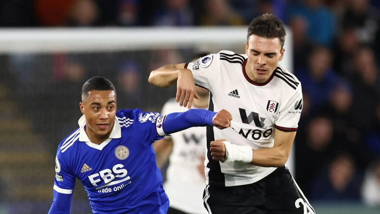 Youri Tielemans and Joao Palhinha, Leicester vs Fulham