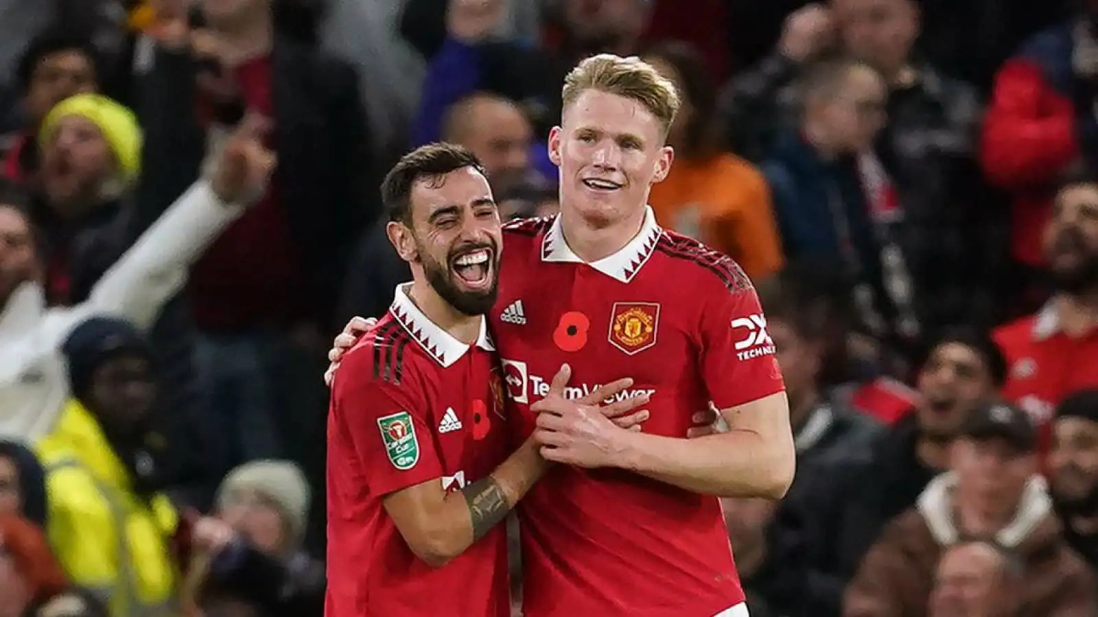 Man Utd stars Bruno Fernandes and Scott McTominay