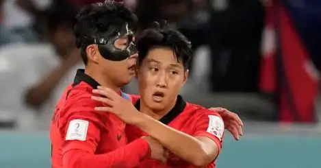 Son Heung-min and Kang-in Lee