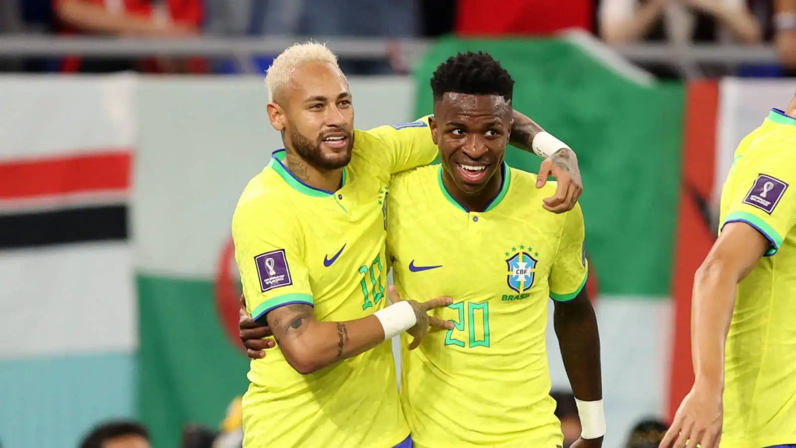 Neymar, Vinicius Jr, Brazil, December 2022