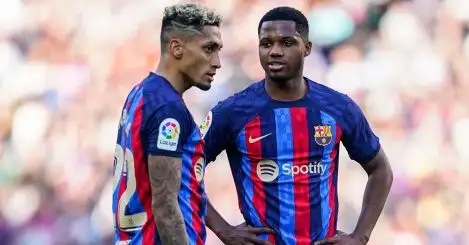 Barcelona president to ‘try’ and pip Arsenal to £48m colossus as former wonderkid faces last chance saloon