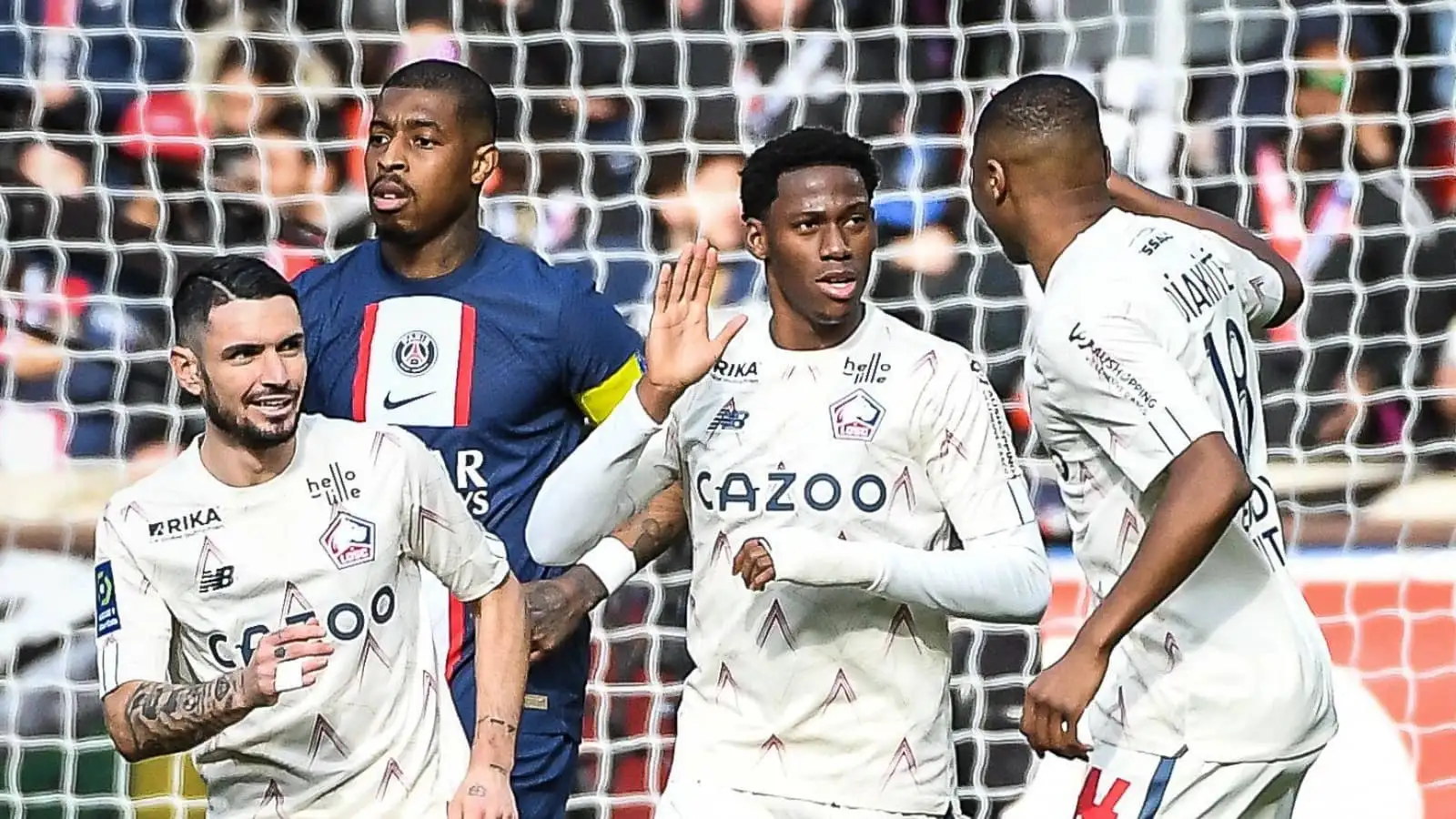 Lille striker Jonathan David