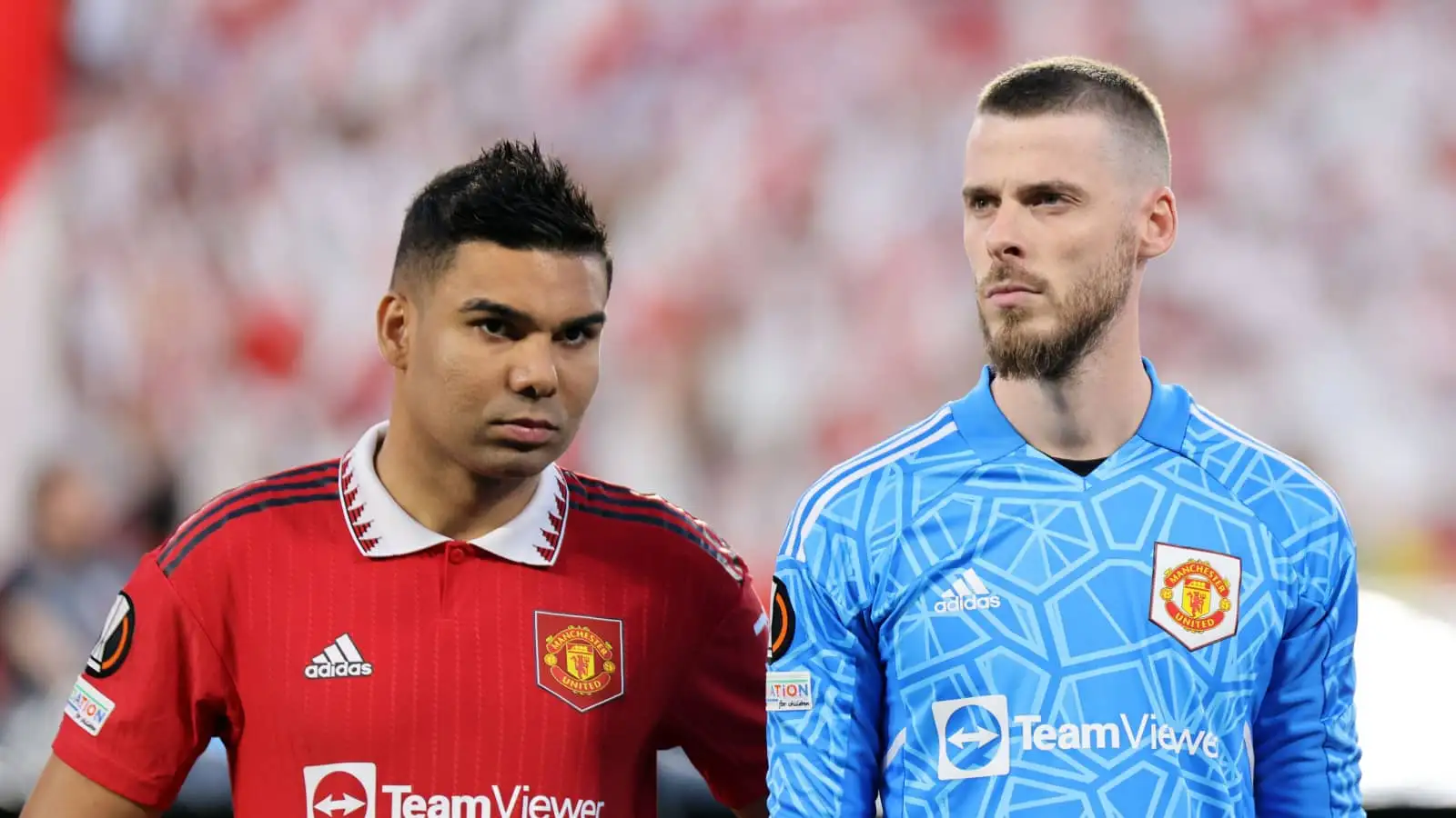 Man Utd stars Casemiro and David de Gea