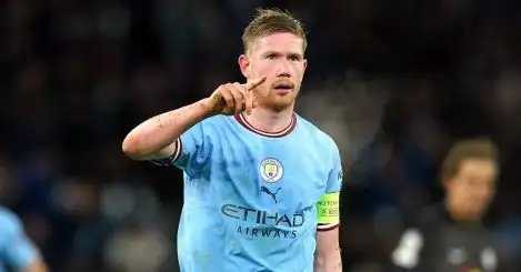 Jamie Carragher reveals the only way De Bruyne can ever match Liverpool legend Steven Gerrard, with Man City waiting on crucial moment