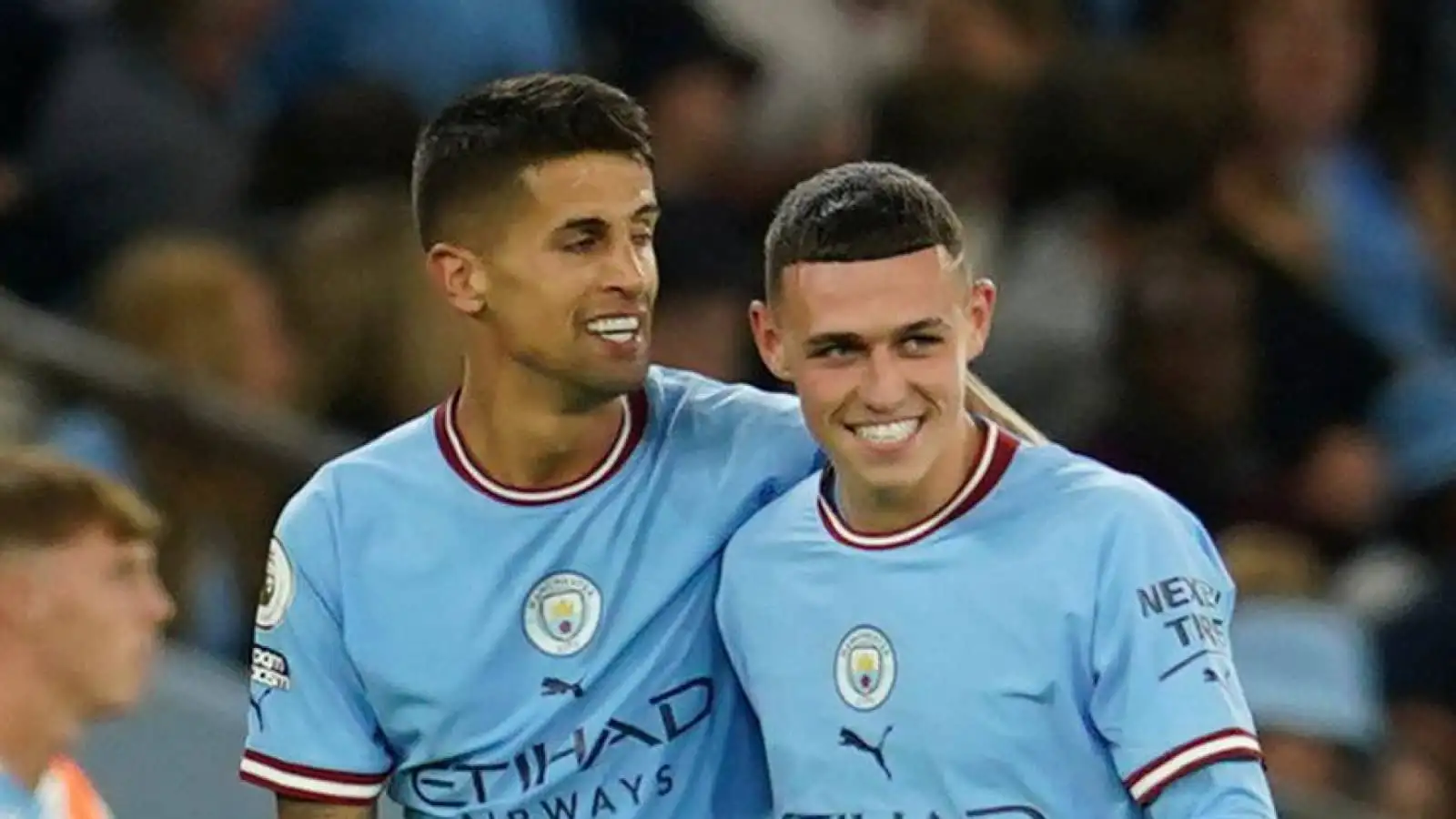 Man City stars Joao Cancelo and Phil Foden