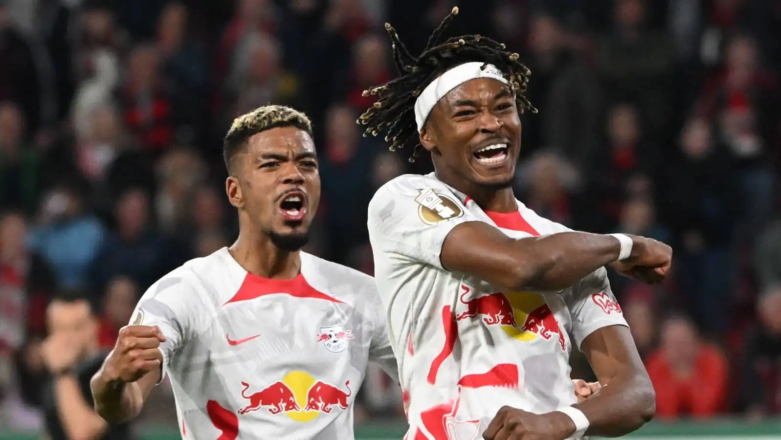 RB Leipzig stars Benjamin Henrichs and Mohamed Simakan