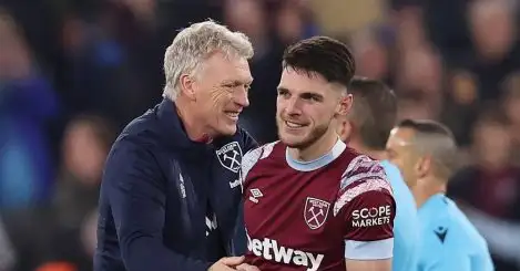 Moyes eyes explosive Declan Rice replacement at West Ham as target admits he feels ‘powerless’ with current club