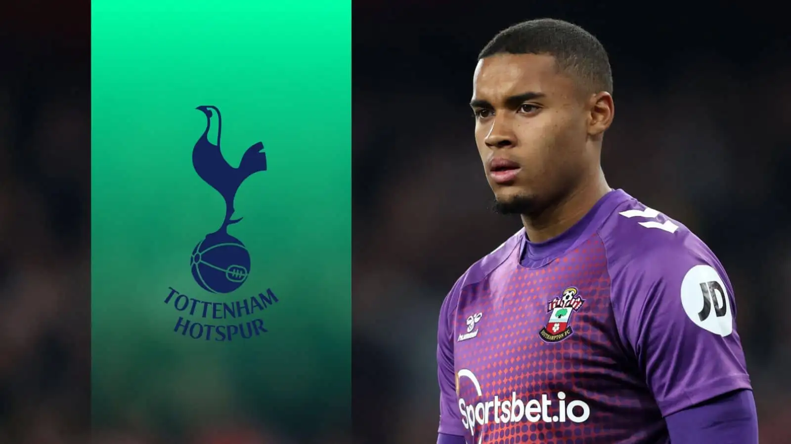 Gavin Bazunu Southampton keeper wanted by Spurs